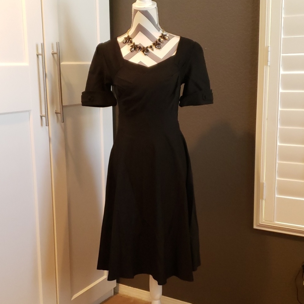 Miusol NWT Black Vintage style short sleeve dress